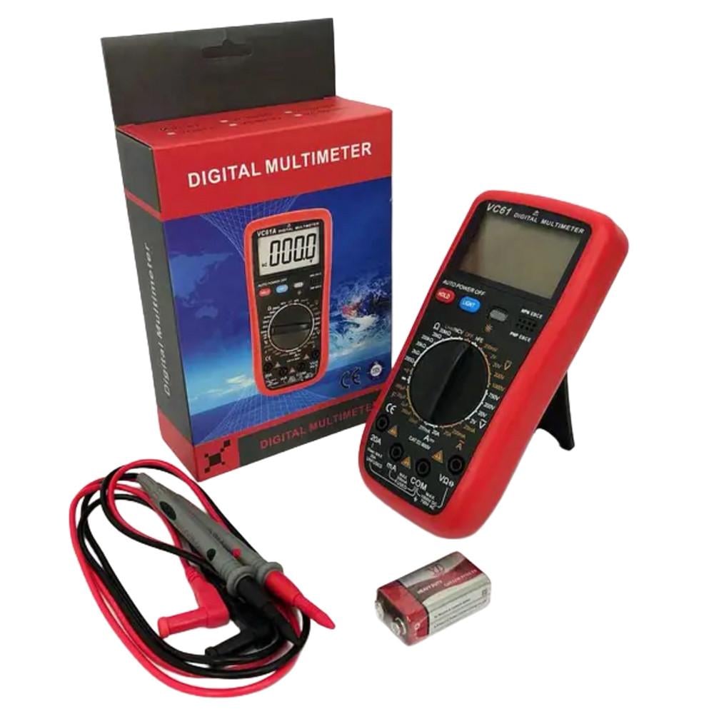 Мультиметр цифровий професійний VC-61 з підсвічуванням екрана (1994990832)