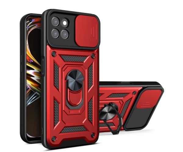 Чехол-накладка Ricco Camera Sliding для Realme 8i Красный