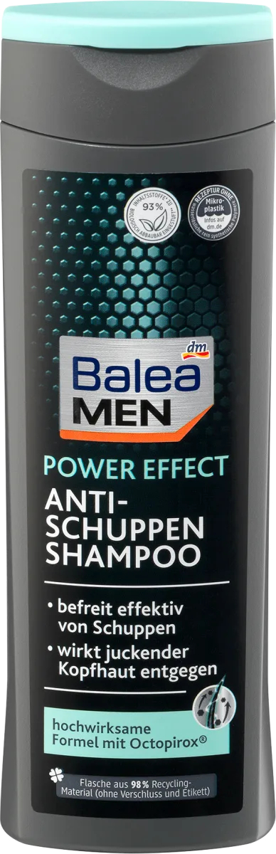 Шампунь мужской от перхоти Balea Men Anti-Schuppen Power Effect 250 мл (20476429)