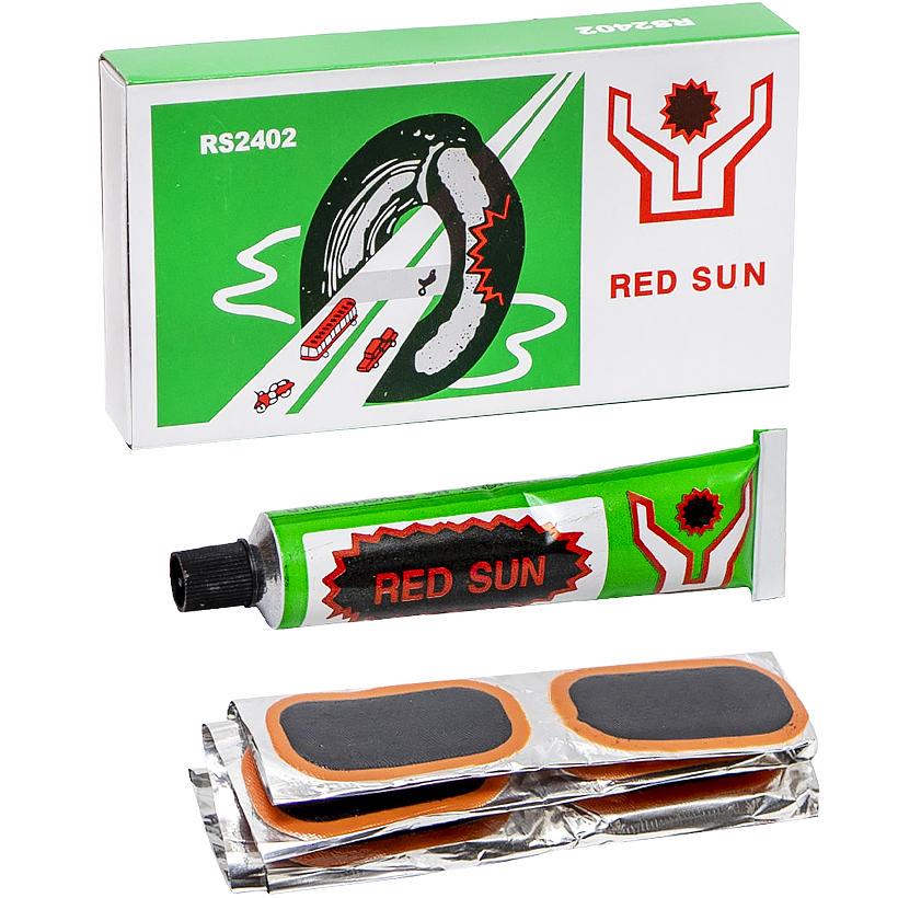 Резиновые латки и клей Red Sun 24-1/2402 44х23 мм (2989)