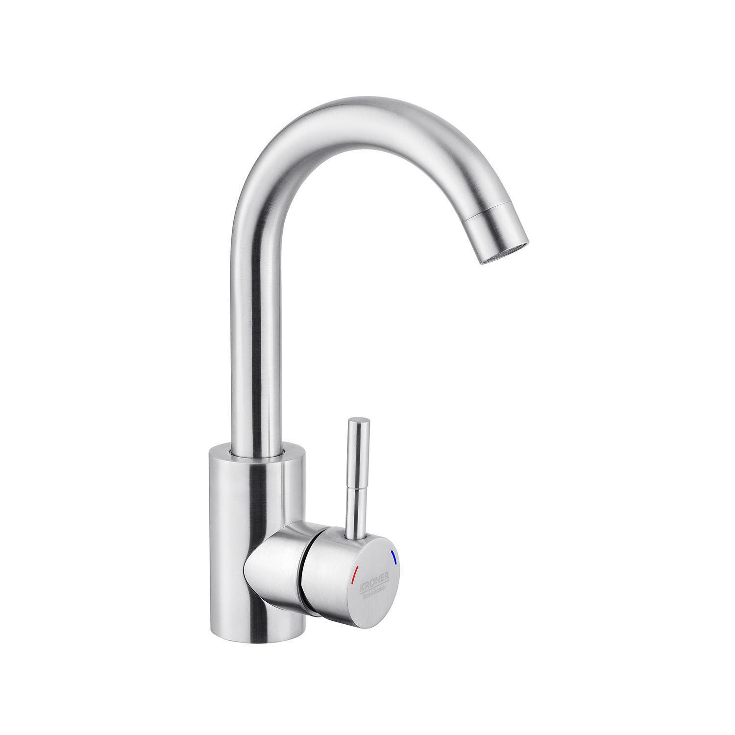 Смеситель для раковины Kroner KRP Edelstahl Klassisch (ESG011)