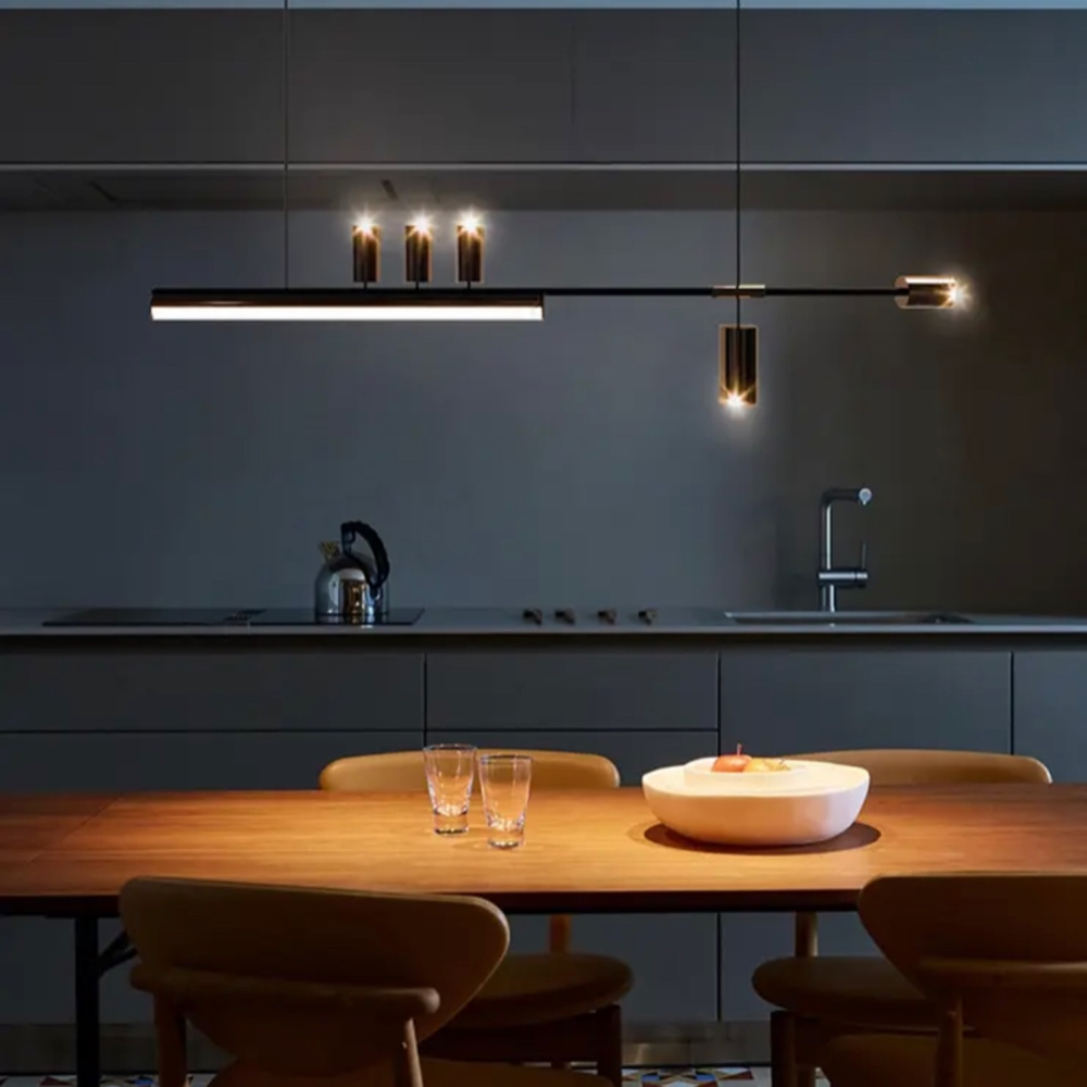 Люстра видовжена Attic із 5 чорними спотами Чорний (MBJ 3-1200 BK) - фото 4 Люстра видовжена Attic із 5 чорними спотами Чорний (MBJ 3-1200 BK) - фото 4