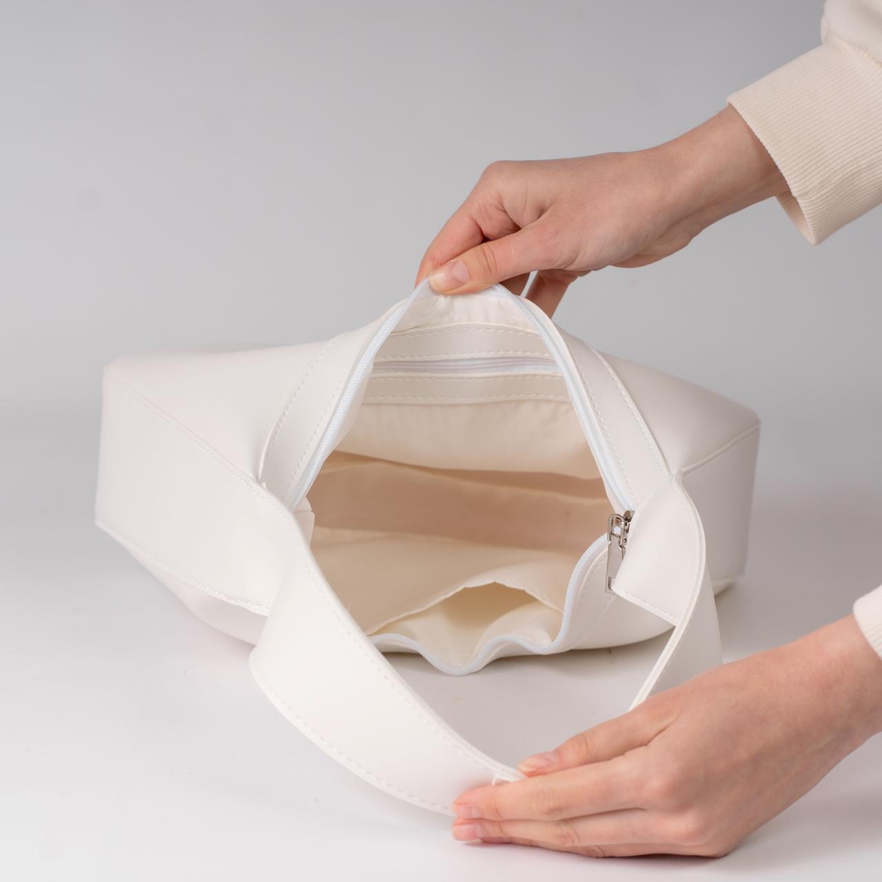 Сумка женская багет XENIA № 31-24 Белый - фото 3