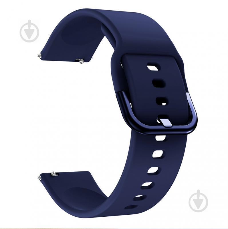Ремешок для Xiaomi Amazfit BIP | GTS | GTR 42mm силиконовый 20мм NewColor Темно-Синий (1012389) Ремешок для Xiaomi Amazfit BIP | GTS | GTR 42mm силиконовый 20мм NewColor Темно-Синий (1012389)