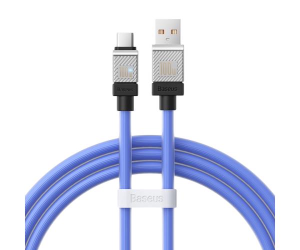 Кабель Data USB Baseus CoolPlay Series Type-C CAKW000603 100W 1 м Blue