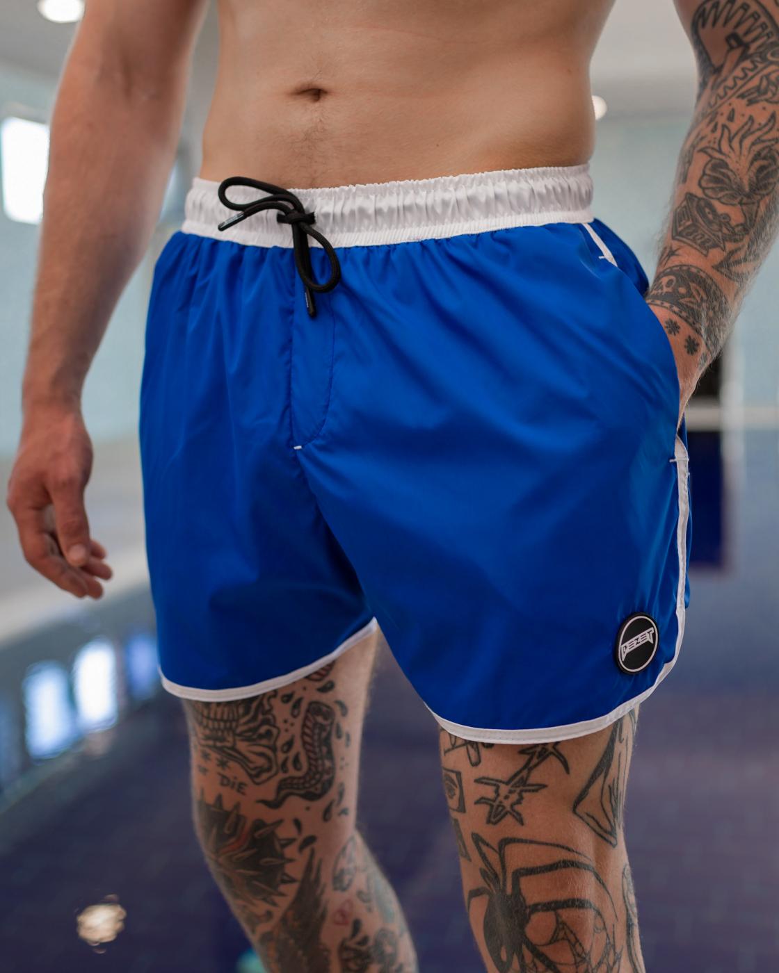 Шорты плавательные Bezet Aqua L Голубой (0908)