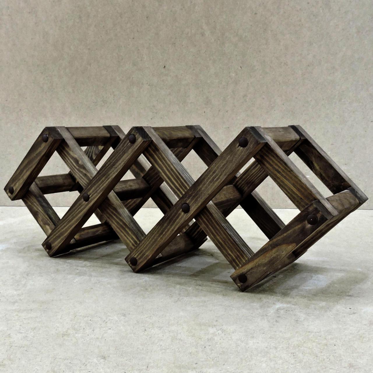 Полка для вина настольная Лилиан 3 Мокко (Впс-300810)