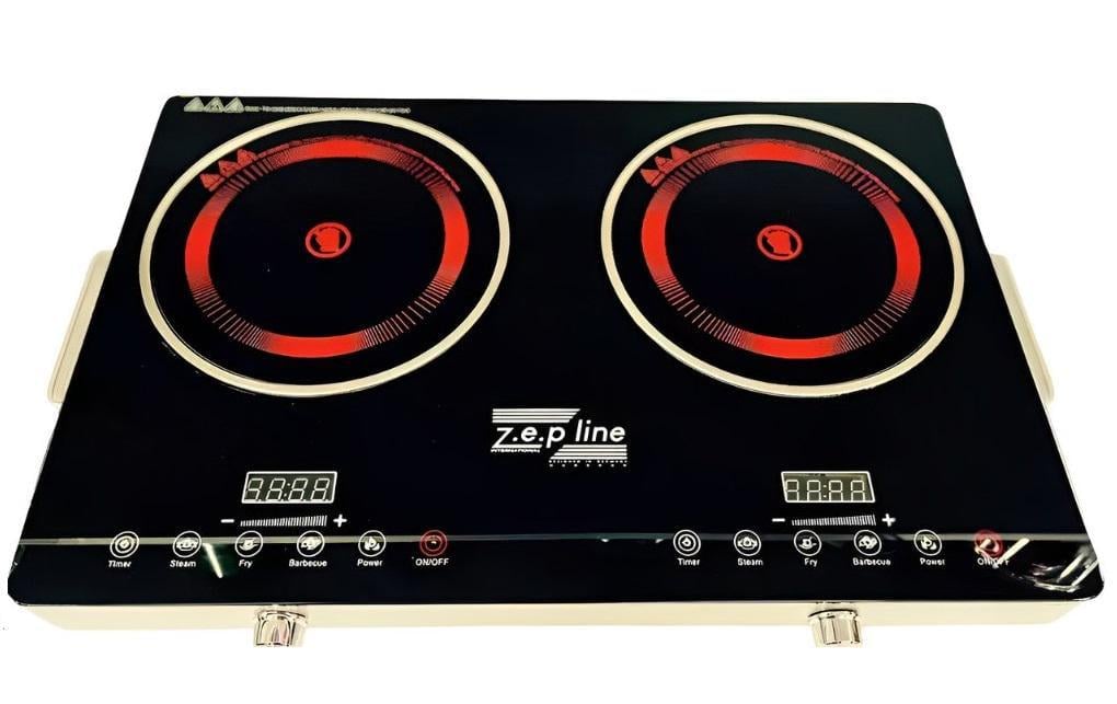 Настольная инфракрасная плита Zepline ZP-062 на 2 конфорки (23691439)