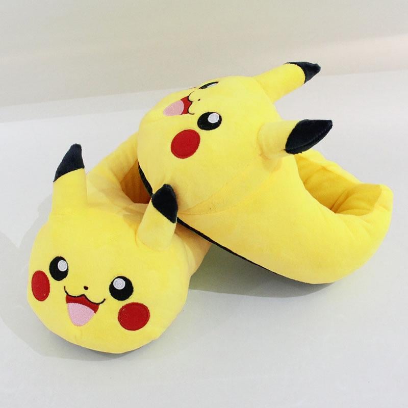 Тапочки мягкие Пикачу р. 25-32 (10298) - фото 4 Тапочки мягкие Пикачу р. 25-32 (10298) - фото 4