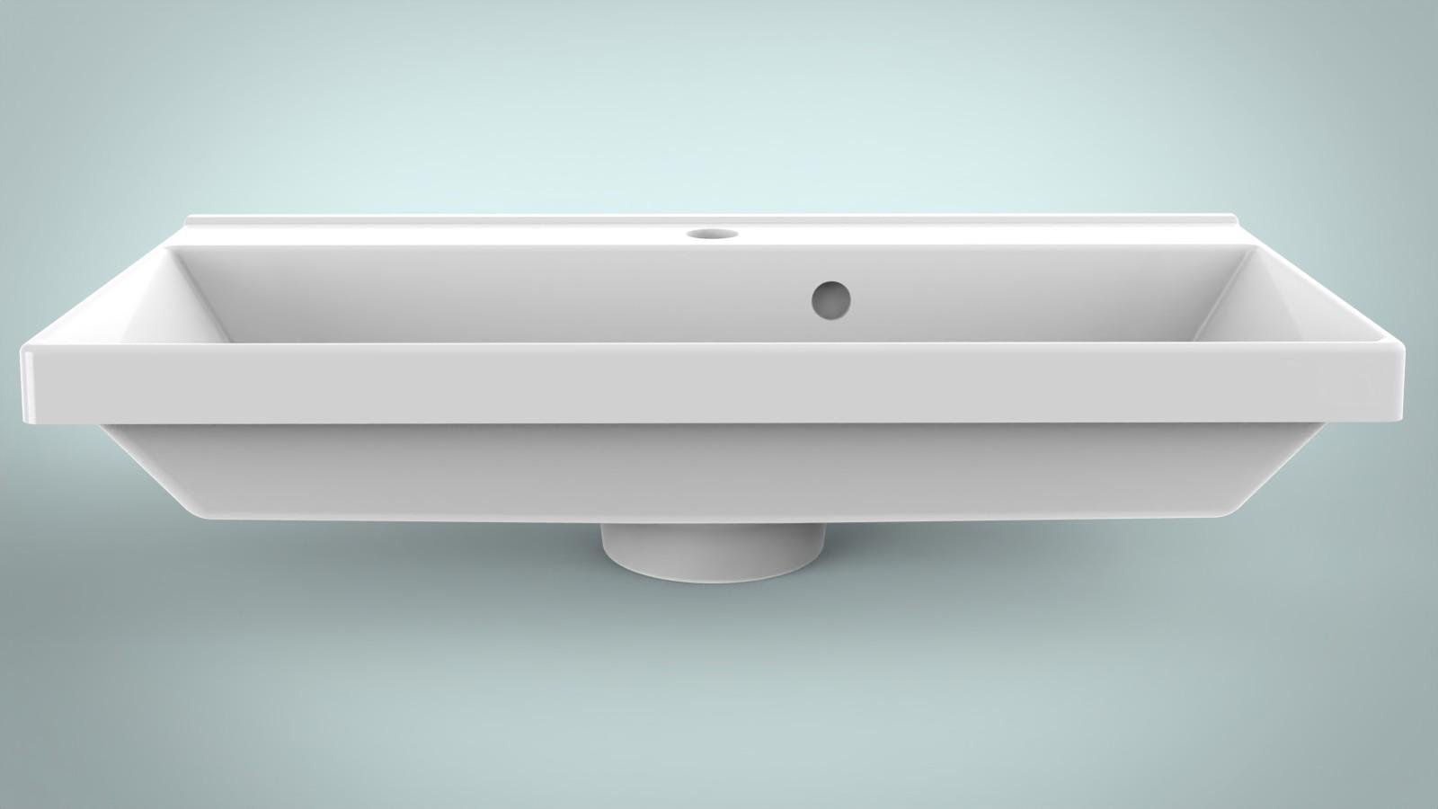 Умывальник Аmidicon RUBICON 70х35 см Белый (27984188) - фото 5