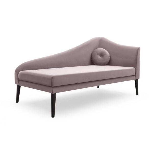 Диван-шезлонг Perfect Home Bella из натурального дерева/ДСП/ткань Velluto 29 Розовая розовая (49782)