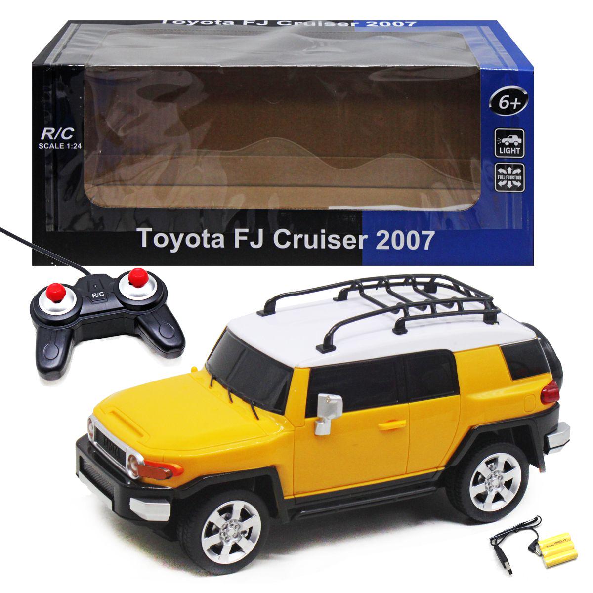 Машинка на р/к Toyota fj cruiser 2007 27055 Желтый (1-6-218928) - фото 2