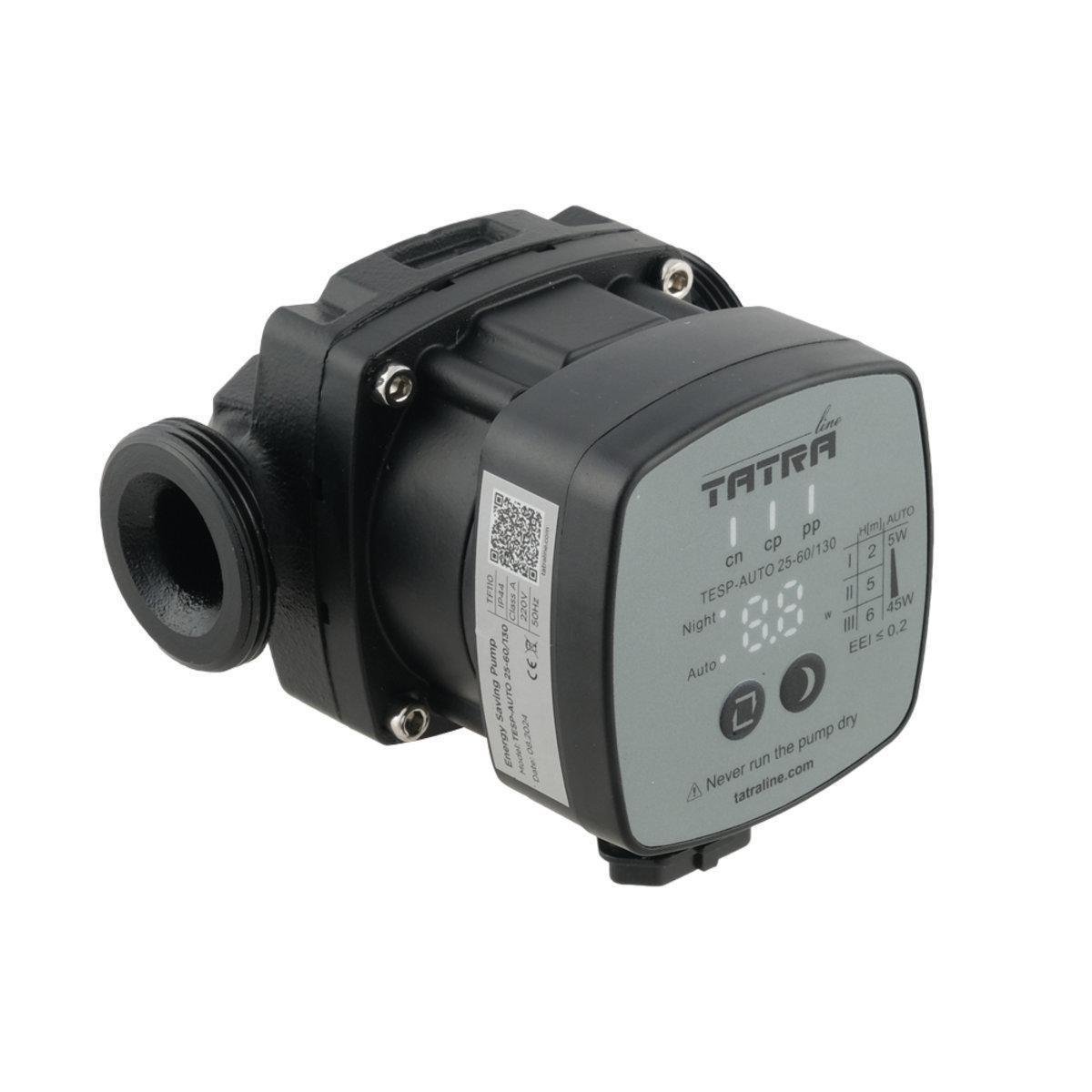 Насос циркуляционный Tatra Line TESP-AUTO 25-60/130 энергосберегающий с кабелем (SW-95906) - фото 2 Насос циркуляционный Tatra Line TESP-AUTO 25-60/130 энергосберегающий с кабелем (SW-95906) - фото 2