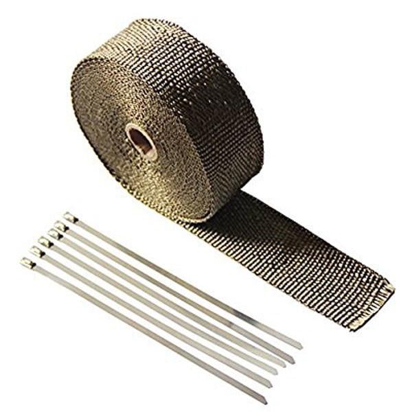 Термолента для глушителя Volcano WRAP базальтовое волокно до 700 °C 25 мм 5 м (000049882) - фото 2 Термолента для глушителя Volcano WRAP базальтовое волокно до 700 °C 25 мм 5 м (000049882) - фото 2