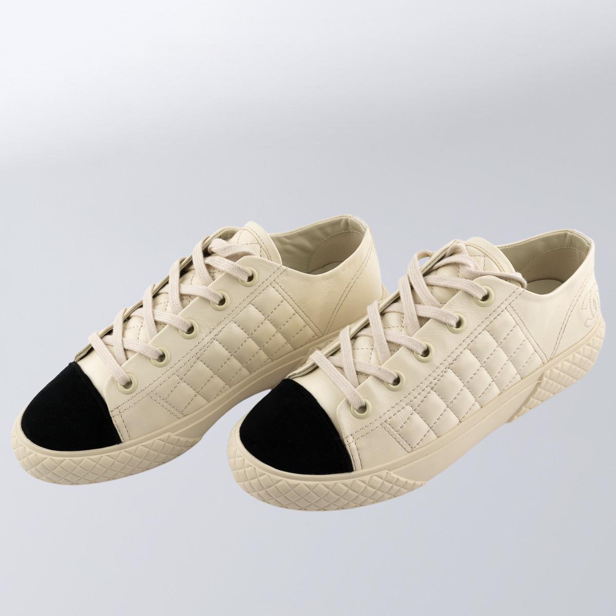 Кросівки жіночі повсякденні Chanel р. 38 Білий (2797308523)