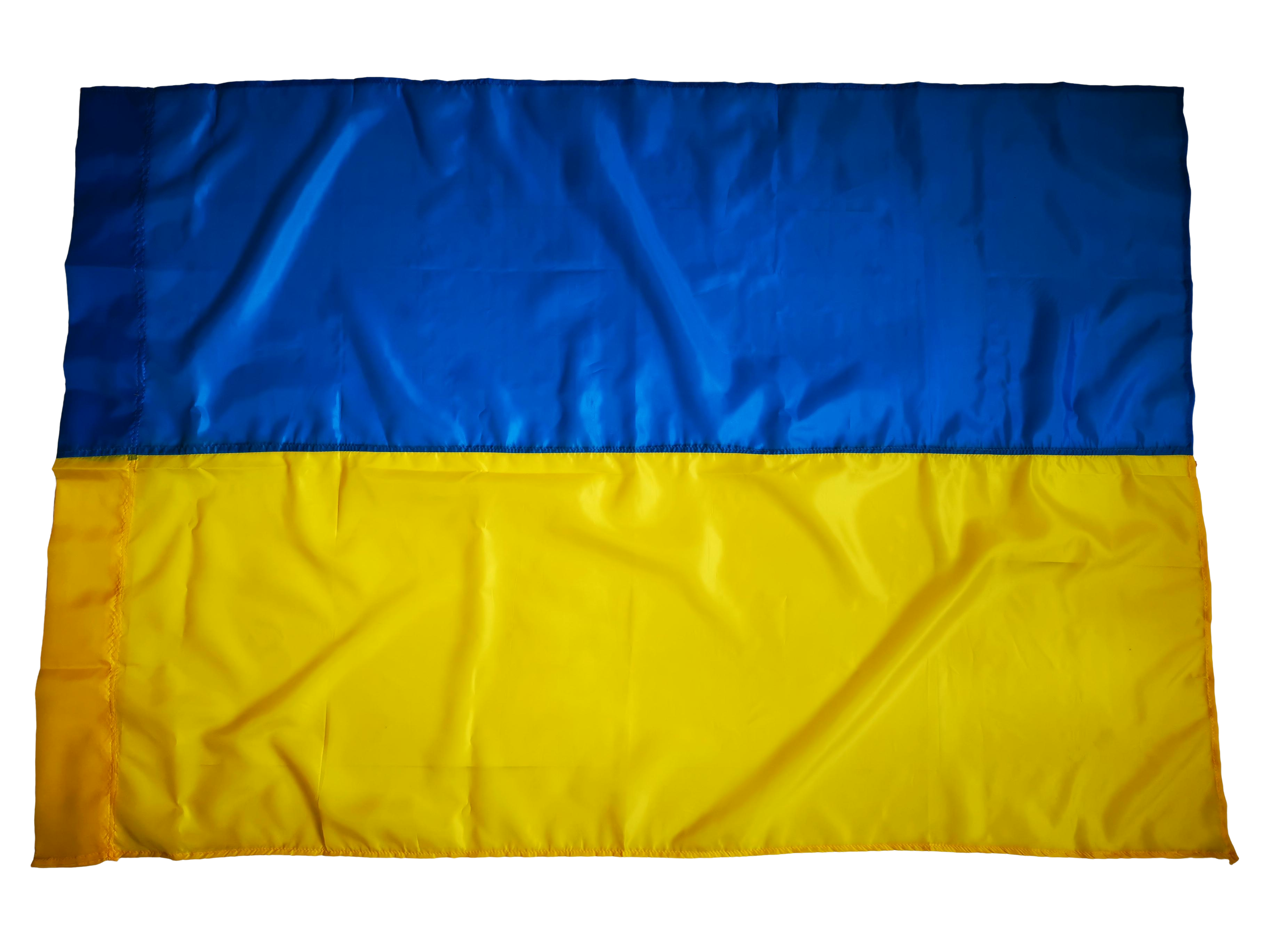 Флаг Украины нейлон 90х135 см (п6)