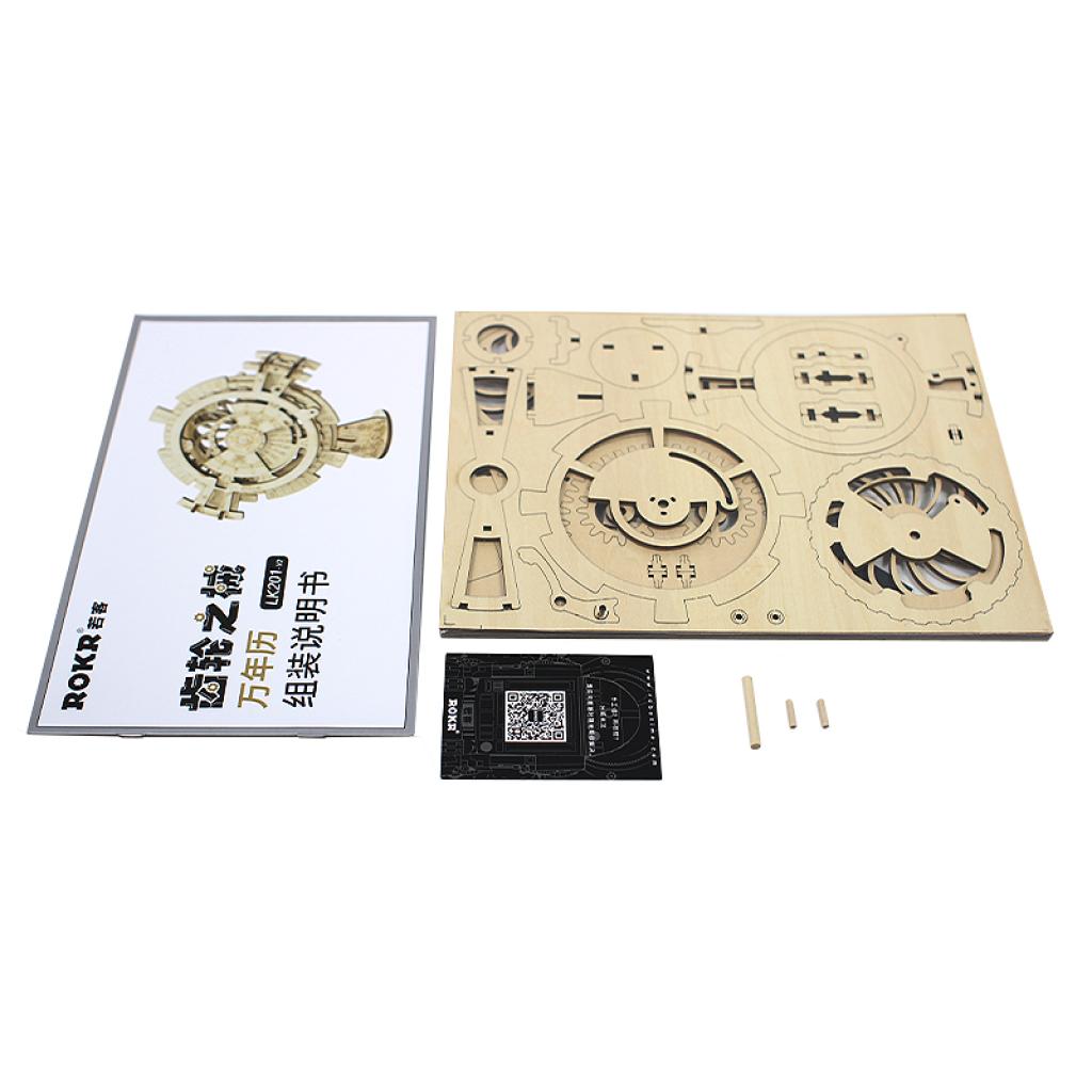Конструктор дерев'яний 3D Robotime LK201 Вічний календар (1378424) - фото 6 Конструктор дерев'яний 3D Robotime LK201 Вічний календар (1378424) - фото 6