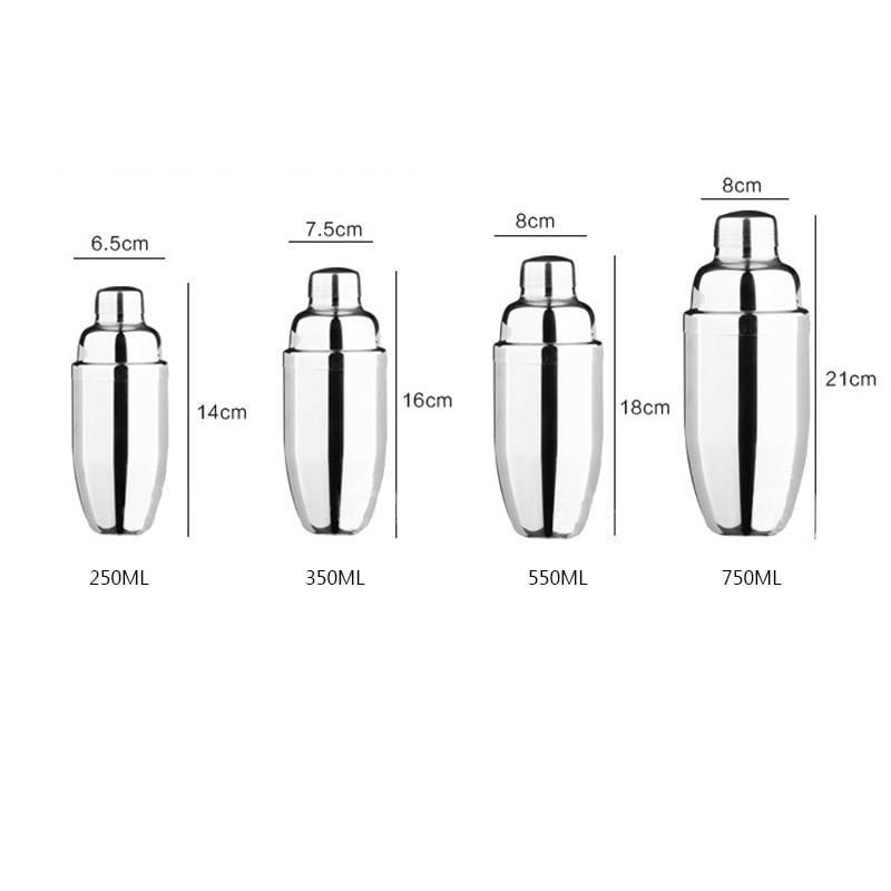 Шейкер з нержавіючої сталі 250 мл - фото 2 Шейкер з нержавіючої сталі 250 мл - фото 2
