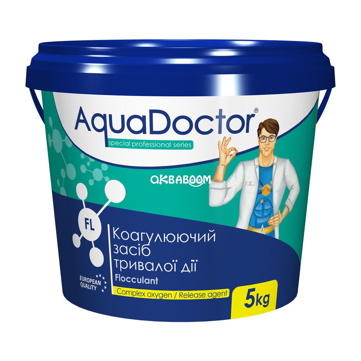 Засіб коагулюючий для освітлення води AquaDoctor FL 5 кг в гранулах (00952)
