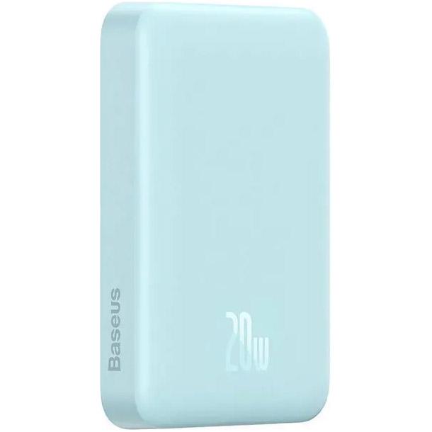 Внешний аккумулятор Baseus Magnetic Mini Wireless Fast Charge 10000 mAh 20W Blue (PPCX110103) - фото 4 Внешний аккумулятор Baseus Magnetic Mini Wireless Fast Charge 10000 mAh 20W Blue (PPCX110103) - фото 4