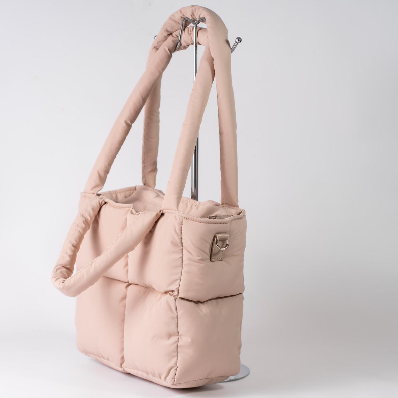 Сумка женская шопер XENIA № 14-24 Пудровый - фото 2