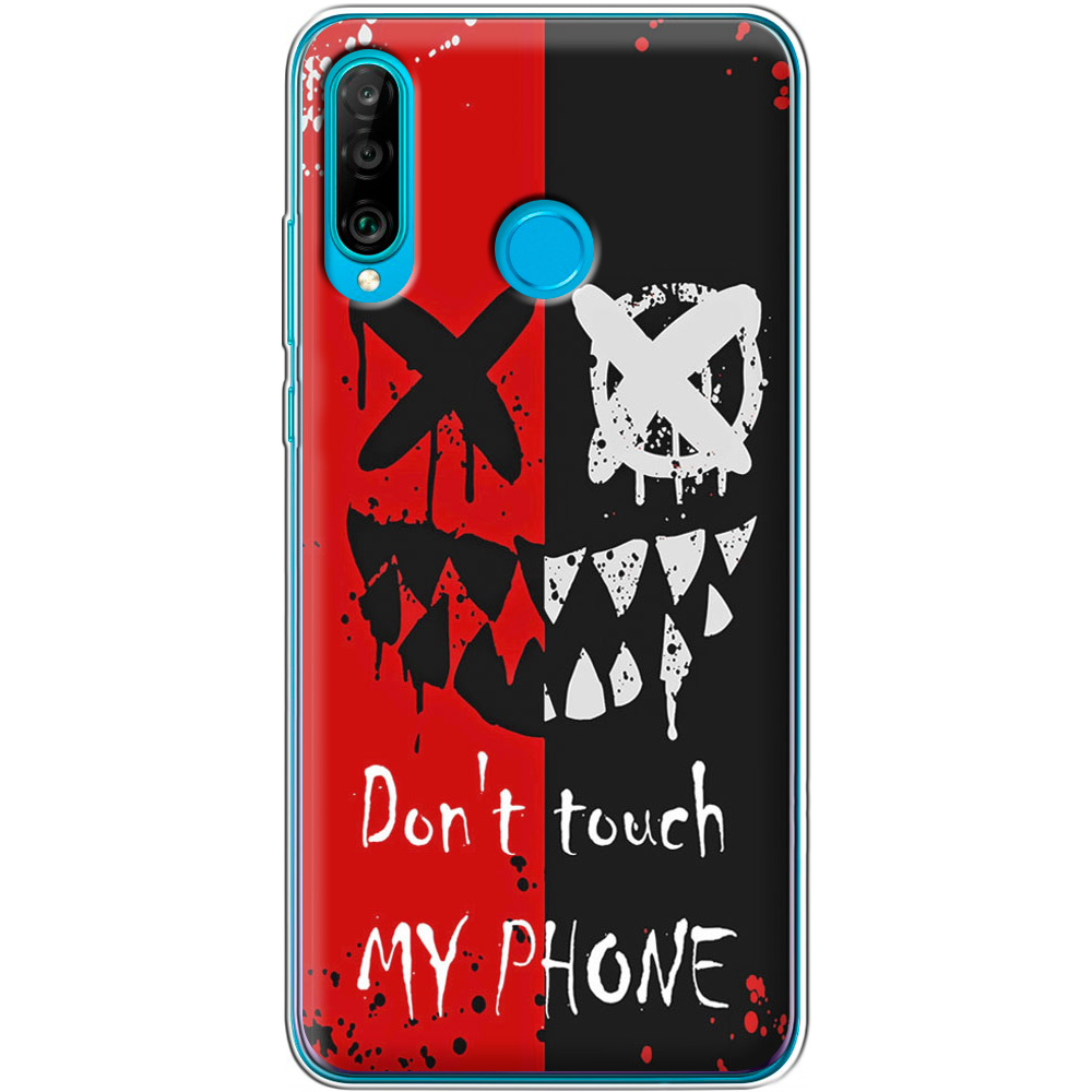 Чехол Boxface Huawei P30 Lite Bad Smile Прозрачный силикон (36871-up2468-36871)