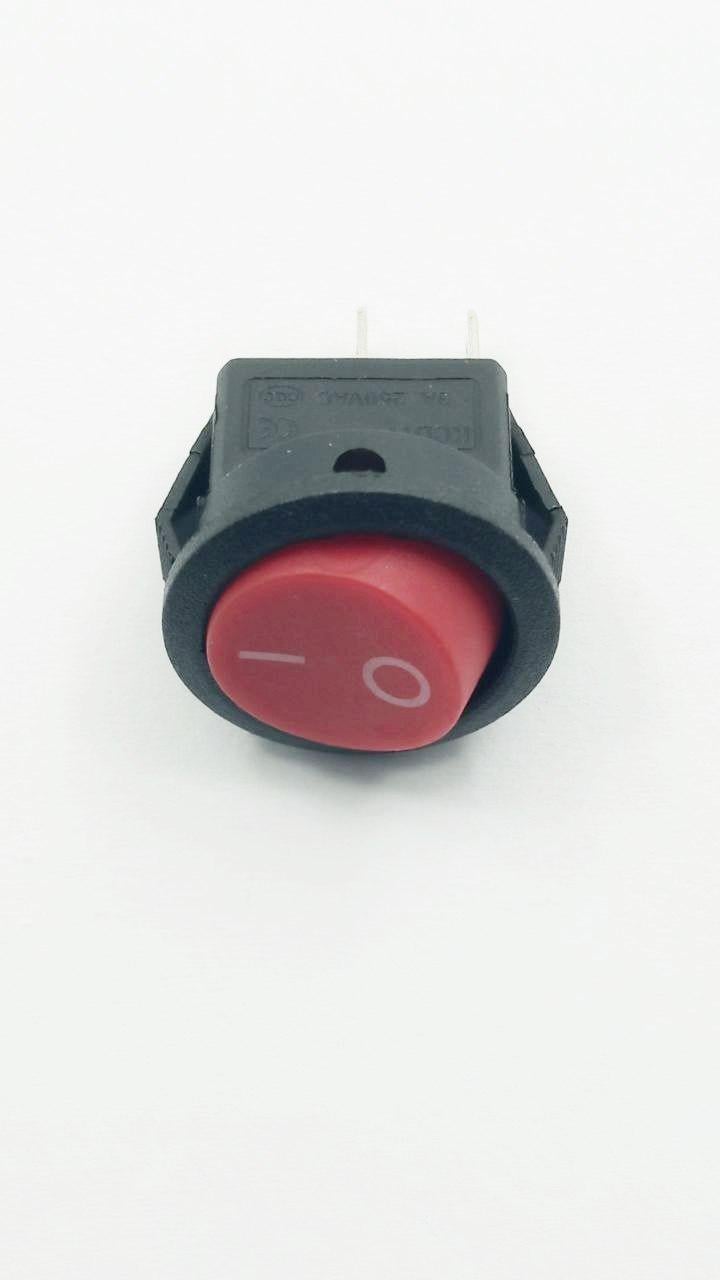 Вимикач мережний KCD5-2-101 ON-OFF 2pin 3A 250V Червоний (35004)