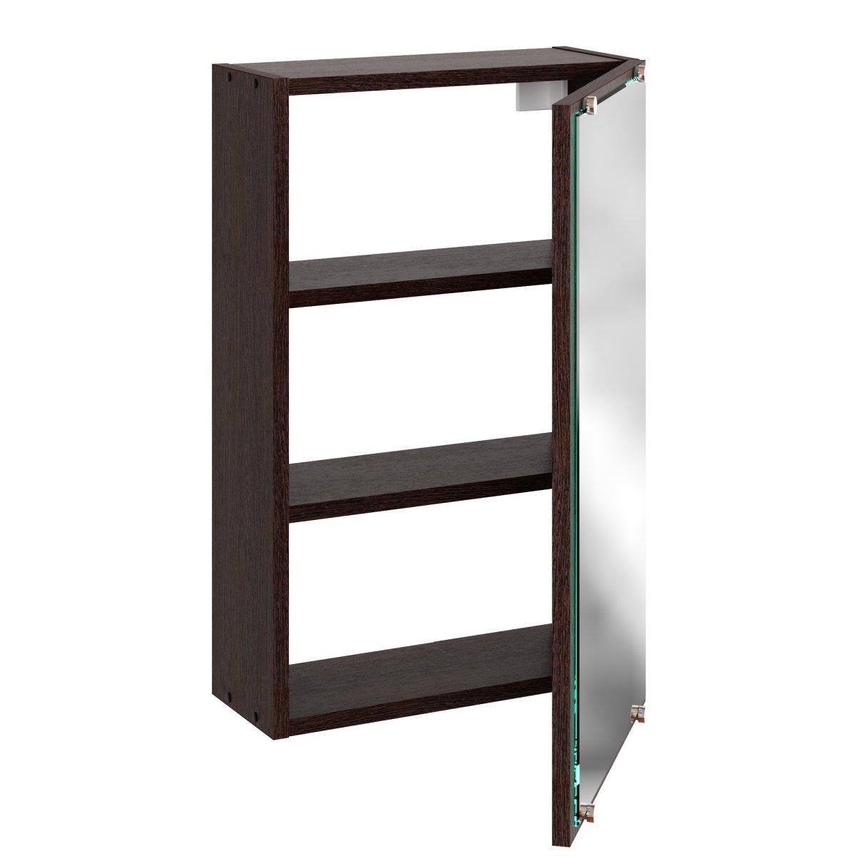 Шкаф для ванной комнаты Компанит 40х17х64 см 26295964 Венге темный