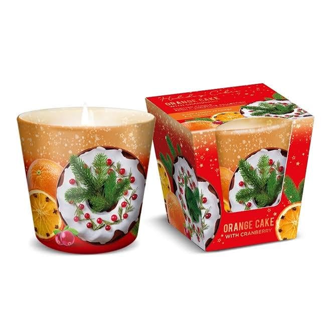 Свічка ароматична Holiday Cakes Orange Cake with Cranberry (28862) - фото 1 Свічка ароматична Holiday Cakes Orange Cake with Cranberry (28862) - фото 1