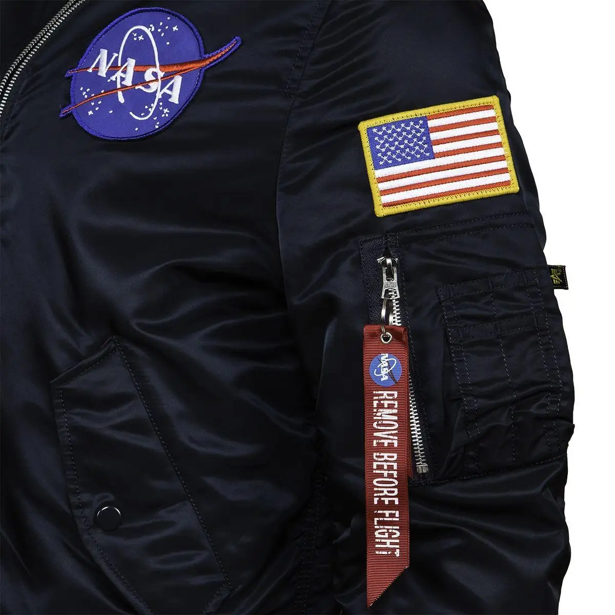 Вітрівка Alpha Industries L-2B NASA Flight Jacket M Blue (MJL47020C1BM) - фото 4