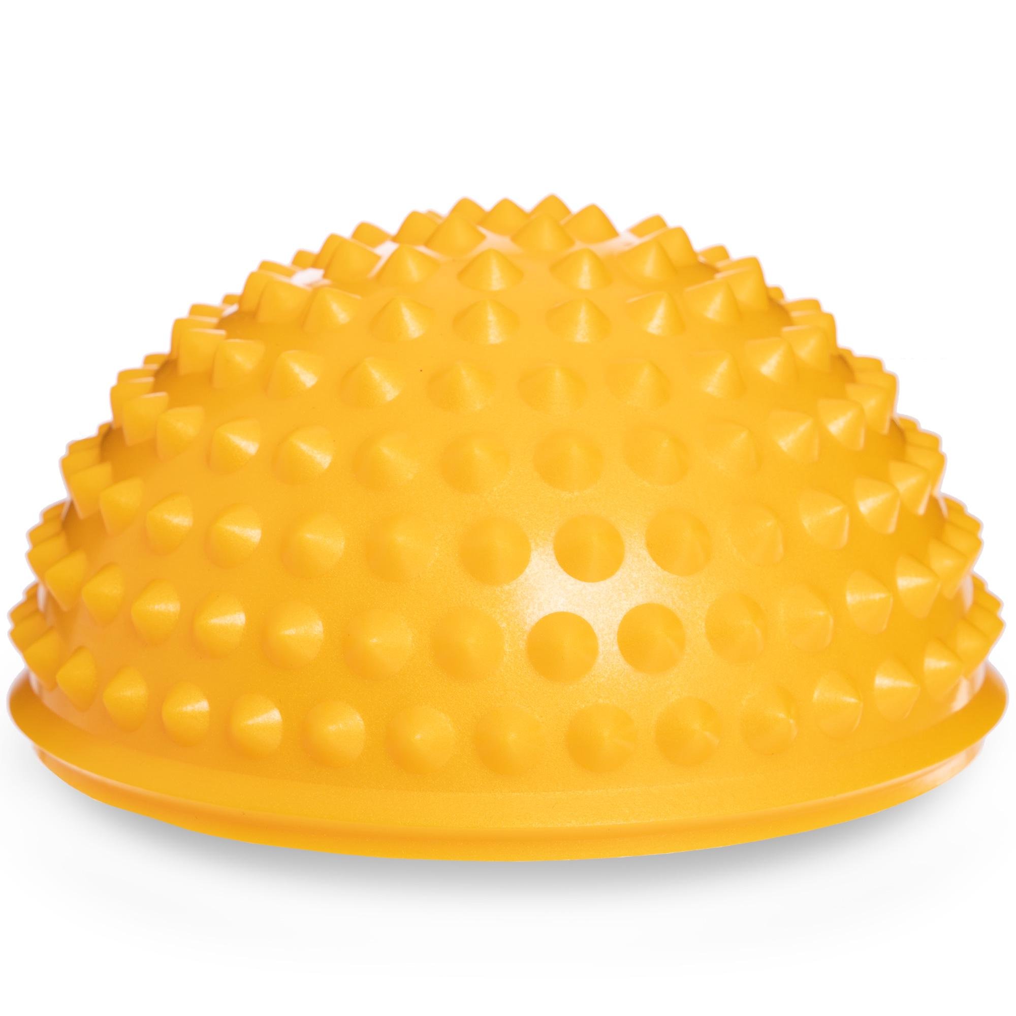 Полусфера массажная Zelart SP-Sport Balance Kit FI-7058 балансировочная жесткая 15 см Желтый (DR005139)