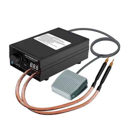 Апарат контактного точкового зварювання з ножною педаллю портативний 8000W 9600 mAh Black (877429) - фото 2 Апарат контактного точкового зварювання з ножною педаллю портативний 8000W 9600 mAh Black (877429) - фото 2