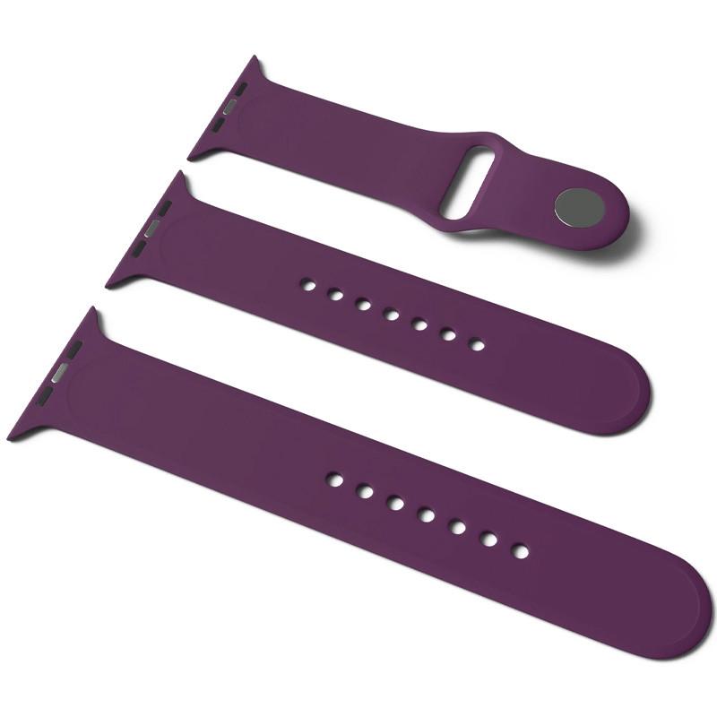 Ремешок силиконовый для Apple Watch Sport Band 42/44/45/49 S/M&M/L Фиолетовый (00000034825_20)