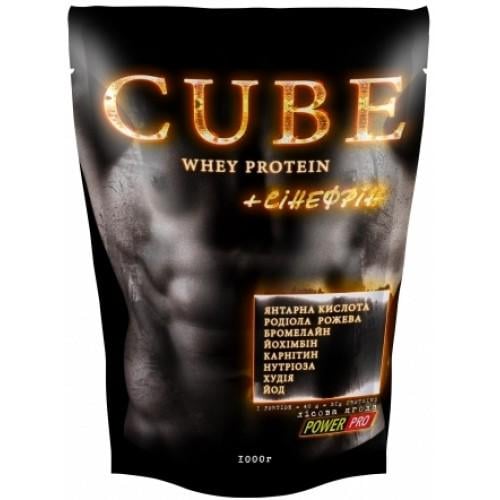 Протеин Power Pro CUBE Whey + синефрин 1 кг Лесная ягода (73)