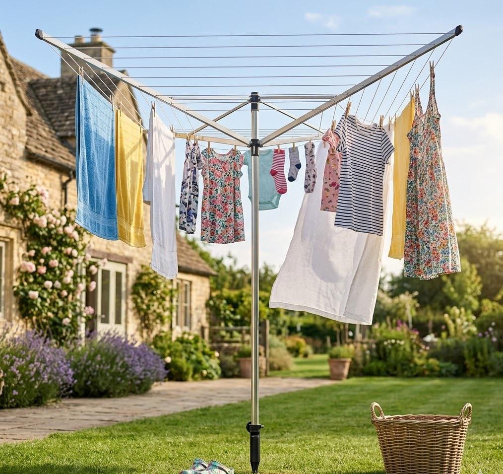 Сушилка для одежды уличная складная алюминиевая (73834552)