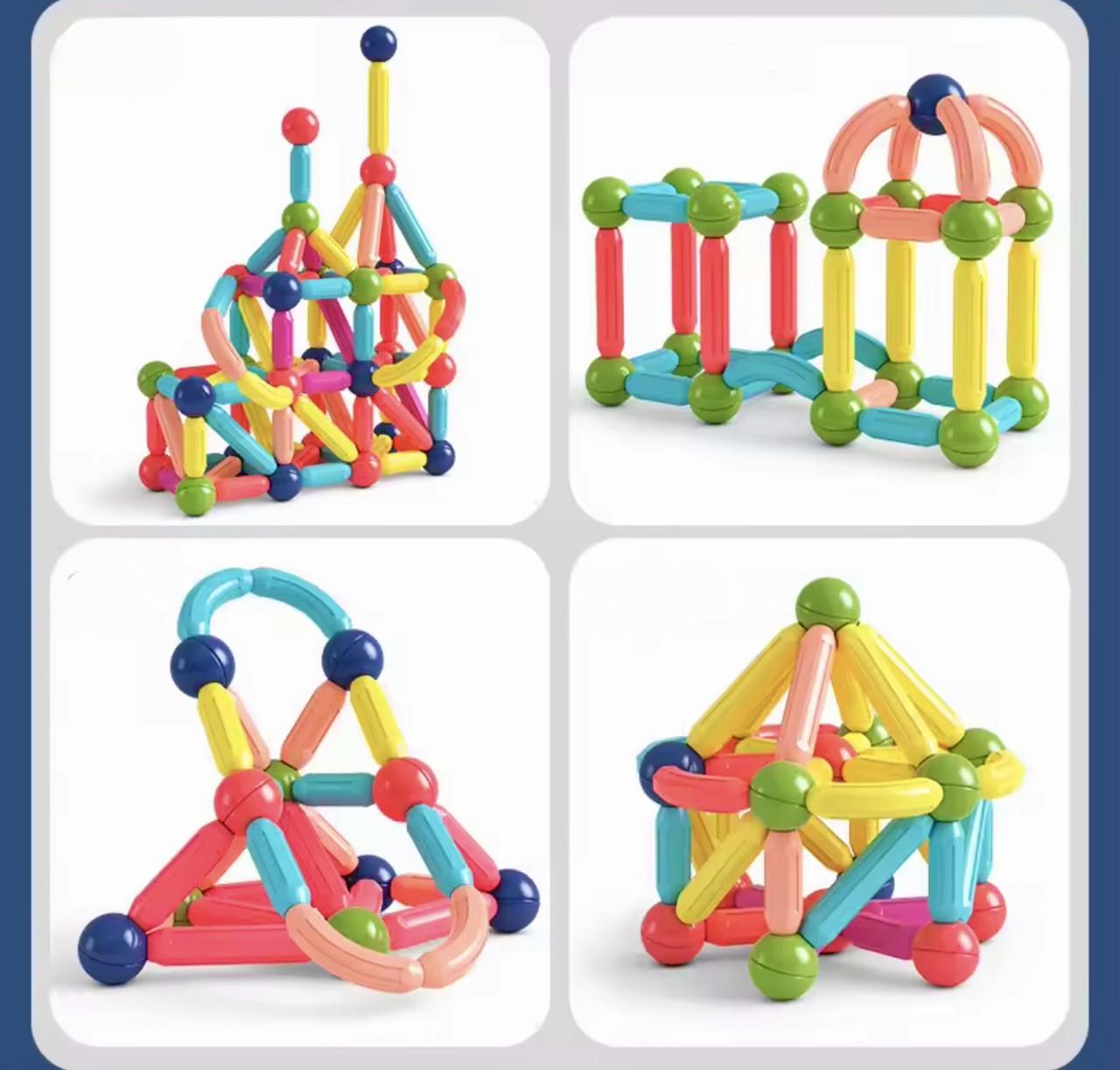 Конструктор магнітний 52 елементи (19) - фото 7 Конструктор магнітний 52 елементи (19) - фото 7