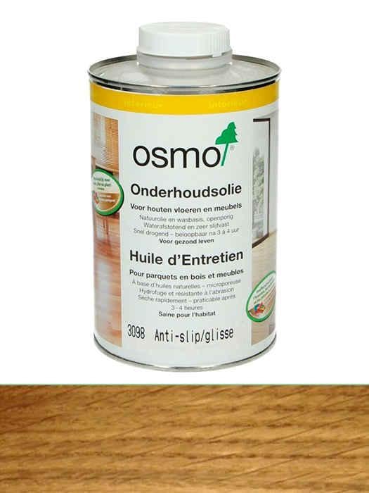 Масло Pflege-Öl Osmo для ухода/реставрации/обновления деревянного пола/мебели/лестницы 1,0 л 3098 полуматовый