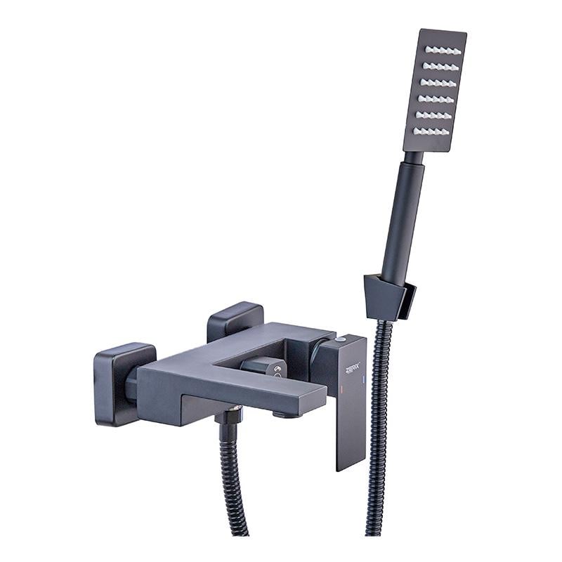 Смеситель для ванны Zerix KUB-008 SUS304 Black (ZX4851)