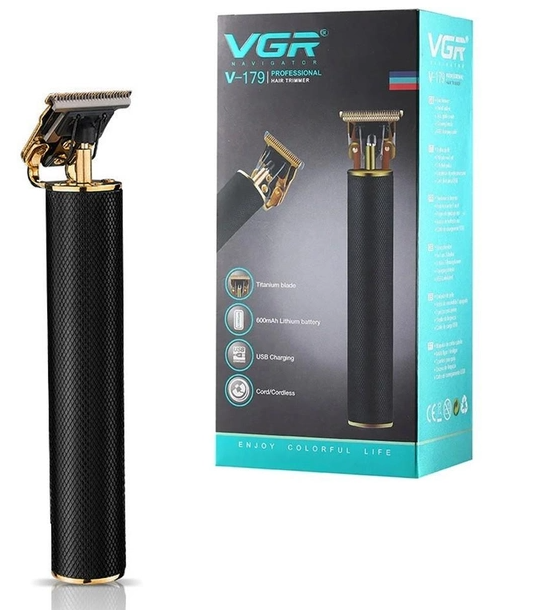 Триммер для стрижки VGR V-179 Professional Hair Trimmer с 3 сменными насадками 10 Вт