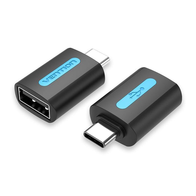 Адаптер OTG Vention USB-C на USB-A Чорний (CDTB0) Адаптер OTG Vention USB-C на USB-A Чорний (CDTB0)
