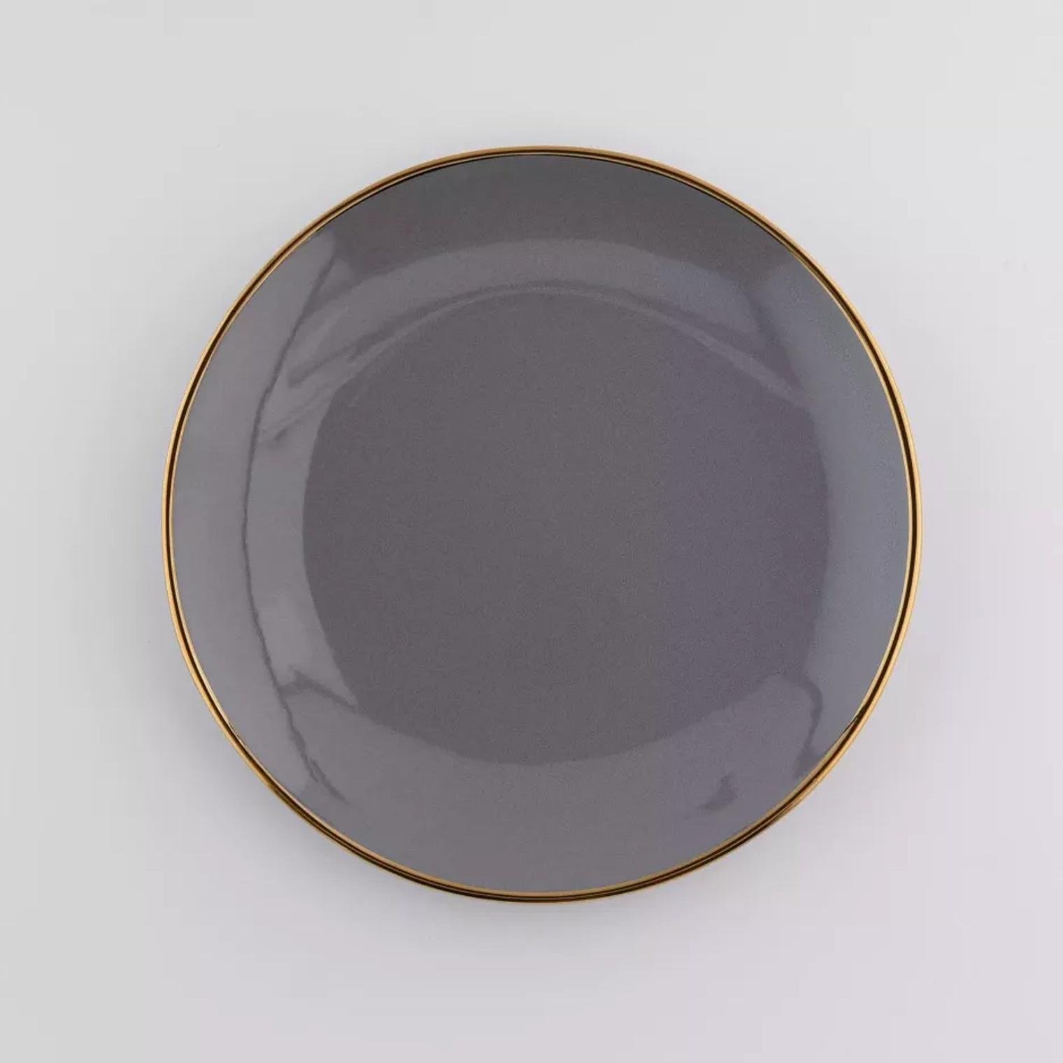 Тарелка десертная DUKA SIREN 21 см Серый (1219880) - фото 2