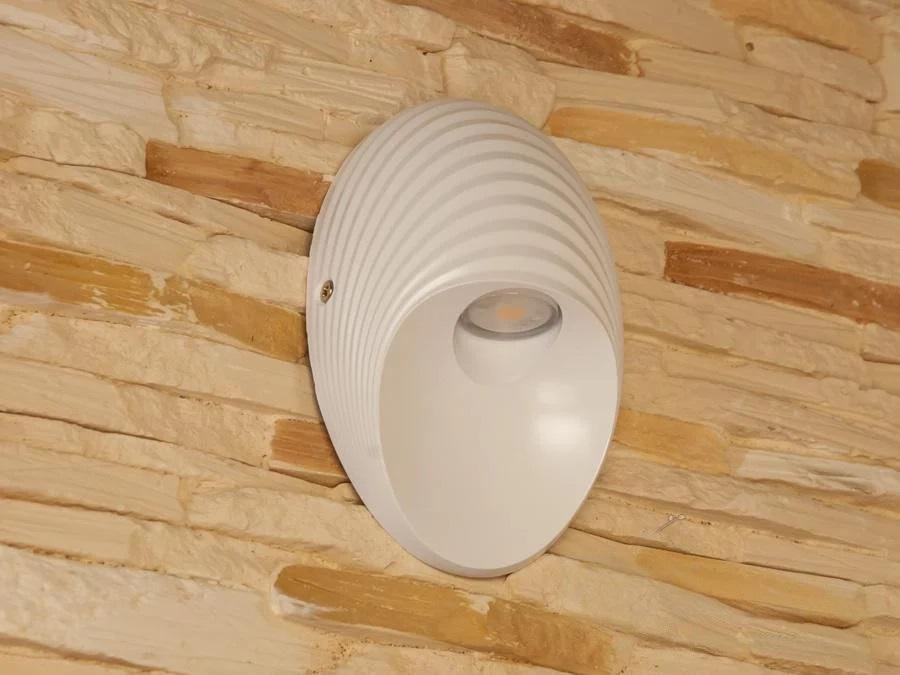 Уличный светильник-черепашка LED Белый (HS9010WH)