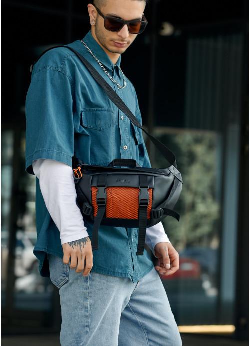 Бананка мужская Sambag водостойкая с ключицницей Черный (28523961) - фото 4 Бананка мужская Sambag водостойкая с ключицницей Черный (28523961) - фото 4