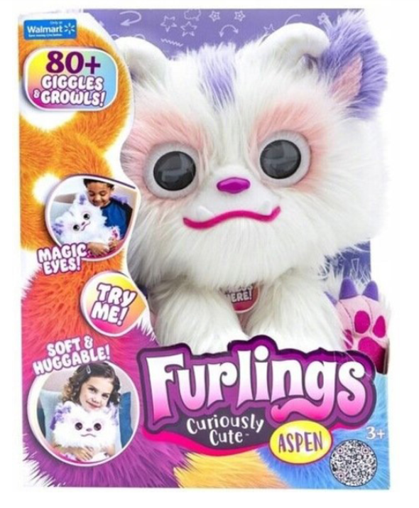 Інтерактивна іграшка Funrise Toys Пухнастик Осика Біло-фіолетовий