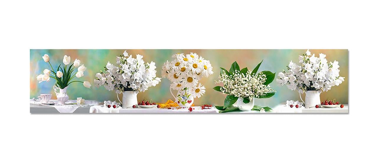 Наклейка виниловая на кухню Zatarga Цветы и Ягоды 600х3000 мм (1226538081)