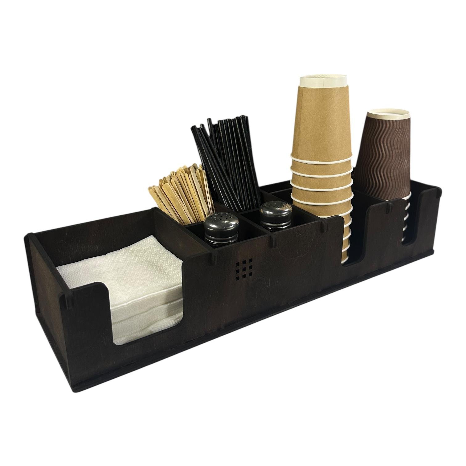 Органайзер кавовий дерев’яний Barista Must Have Double Cup Палісандр (WN-009)