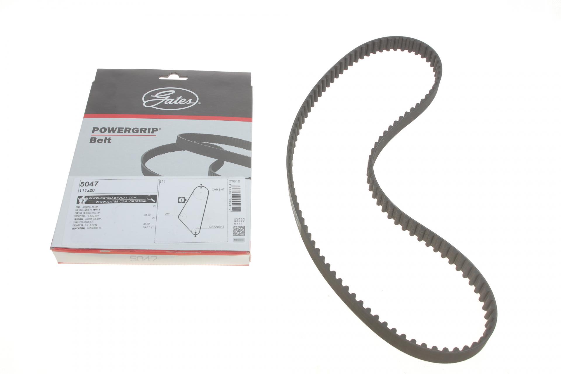 Ремень ГРМ Opel Ascona/Omega 1.6 -1.8-2.0 86-94 5047 GATES