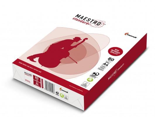 Бумага офисная Maestro A4 80 г/м 500 листов Белый (0001)