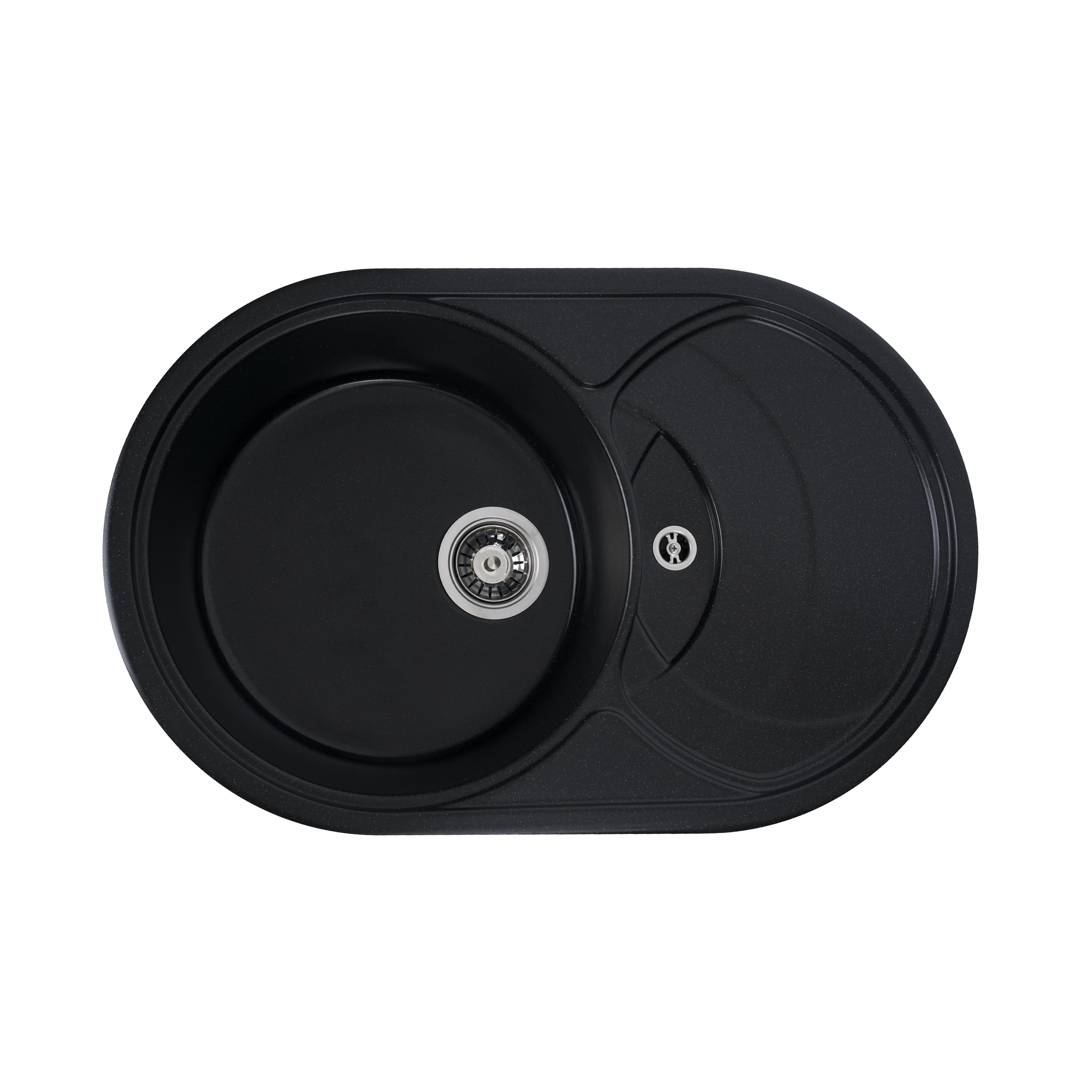 Мойка для кухни Platinum 7750 Gazzo гранит глянец Черный металлик (000024903) Мойка для кухни Platinum 7750 Gazzo гранит глянец Черный металлик (000024903)