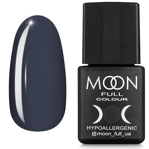 Гель-лак Moon Full color Gel polish 8 мл №152 Темно-сіра емаль
